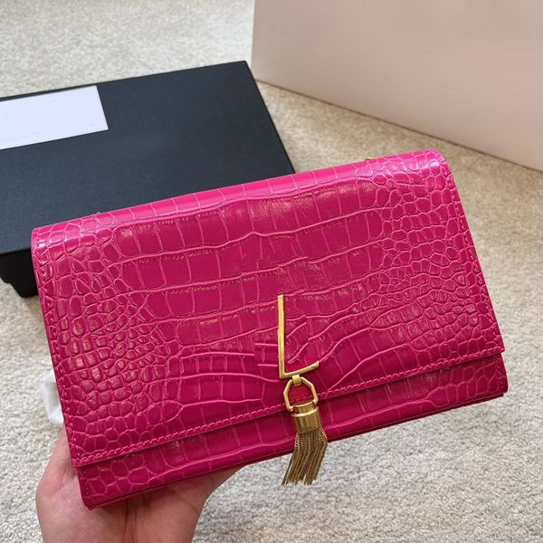 italian womens kate fringe flap bag crocodile pattern calfskin purse classic gold hardware badge tassel chain crossbody wallet french design
italian womens kate fringe flap bag crocodile pattern calfskin purse classic gold hardware badge tassel chain crossbody wallet french design
