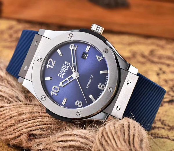 sports movement watch waterproof material composed of cowhide tape digital display classics fusion hubl0t watches automatic mechanical steel, Slivery;brown
sports movement watch waterproof material composed of cowhide tape digital display classics fusion hubl0t watches automatic mechanical steel, Slivery;brown