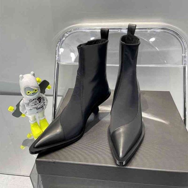 short boots jil boots women sander early autumn pointed high heels elastic thin dq3w, Black
short boots jil boots women sander early autumn pointed high heels elastic thin dq3w, Black