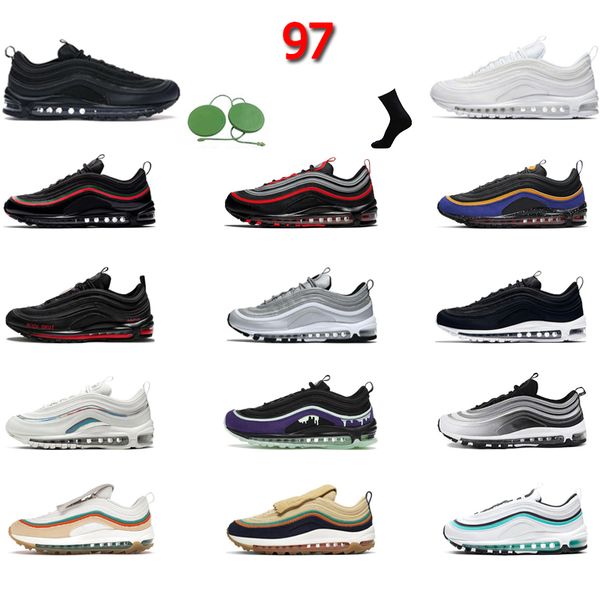 running shoes retro og 97 97s sports mens women trainers sneakers good designer triple white bred golf nrg wolf grey university red gradient, Black
running shoes retro og 97 97s sports mens women trainers sneakers good designer triple white bred golf nrg wolf grey university red gradient, Black