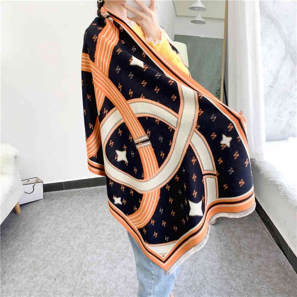 classic style 2022 new loose beard scarf women's imitation cashmere warm thickened bib office air conditioning shawl, Blue;gray
classic style 2022 new loose beard scarf women's imitation cashmere warm thickened bib office air conditioning shawl, Blue;gray