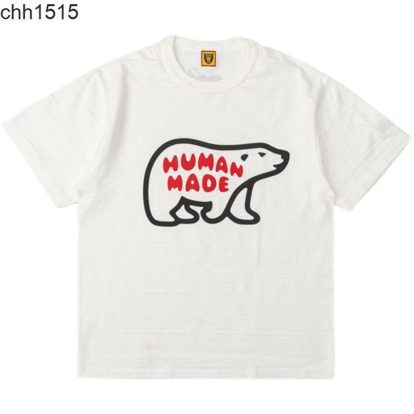 human made short sleeve tee men's and women's 20ss day tide red letter polar bear print fine sulfur cotton couple loose t-shirt, White;black
human made short sleeve tee men's and women's 20ss day tide red letter polar bear print fine sulfur cotton couple loose t-shirt, White;black