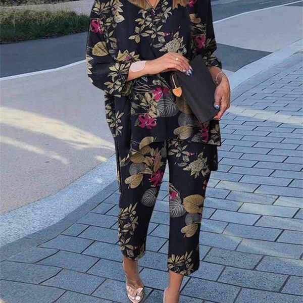 women's two piece pants summer elegant ol pants sets zanzea women lapel neck 3/4 sleeve blouse suits 2pcs vintage floral printed matchi, White
women's two piece pants summer elegant ol pants sets zanzea women lapel neck 3/4 sleeve blouse suits 2pcs vintage floral printed matchi, White