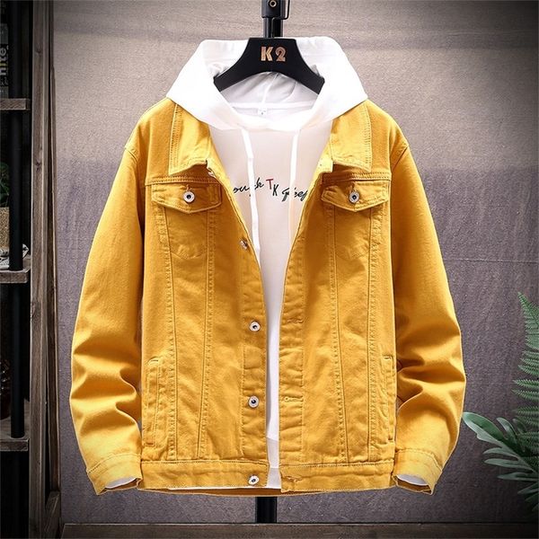 men s jackets spring and autumn casual denim slim workwear fashion trend 220909, Black;brown
men s jackets spring and autumn casual denim slim workwear fashion trend 220909, Black;brown