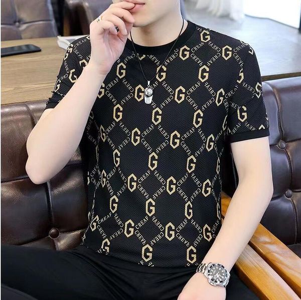 men's t-shirts letter printed round neck short sleeve all-match simple shirt, White;black
men's t-shirts letter printed round neck short sleeve all-match simple shirt, White;black