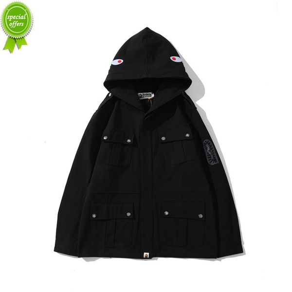 designer luxury hoodies sweatshirts men bap ape man tide brand pocket color hooded cardigan windbreaker head coat, Black
designer luxury hoodies sweatshirts men bap ape man tide brand pocket color hooded cardigan windbreaker head coat, Black
