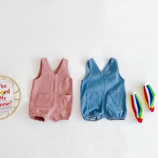 overalls infant boy clothes borns solid denim overalls toddler girl sleeveless rompers baby kids cotton jumpsuit spring 220909, Blue
overalls infant boy clothes borns solid denim overalls toddler girl sleeveless rompers baby kids cotton jumpsuit spring 220909, Blue