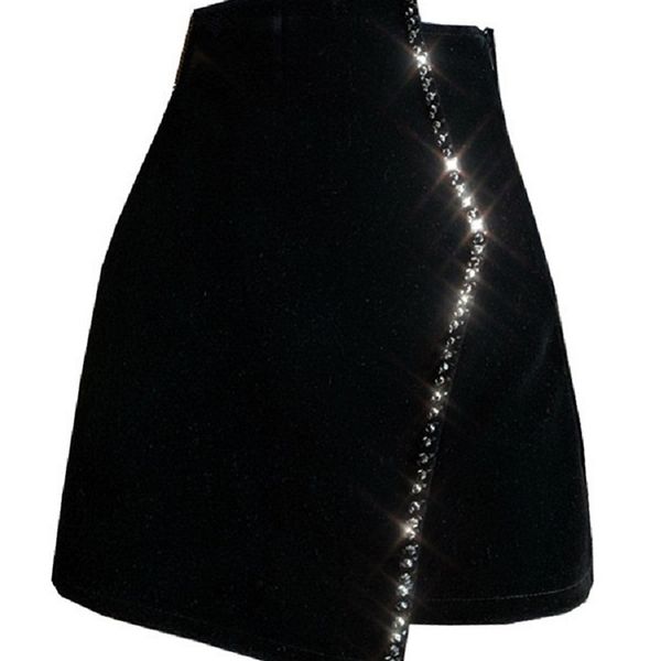 skirts ins chic europe french irregular velvet hand bead woman velour mini skirt high waist bodycon lady bottom black winter 220912
skirts ins chic europe french irregular velvet hand bead woman velour mini skirt high waist bodycon lady bottom black winter 220912