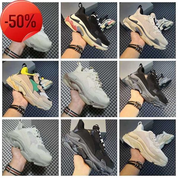 2021 triple s fashion dress luxury men women casual crystal red low paris 17fw vintage dad designer shoes clear sole platform sne, Black
2021 triple s fashion dress luxury men women casual crystal red low paris 17fw vintage dad designer shoes clear sole platform sne, Black