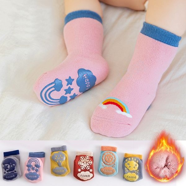 winter baby socks warm cute cartoon non-slip soled newborn toddler boy girl floor socks thick cotton home sock crib shoes, Pink;yellow
winter baby socks warm cute cartoon non-slip soled newborn toddler boy girl floor socks thick cotton home sock crib shoes, Pink;yellow