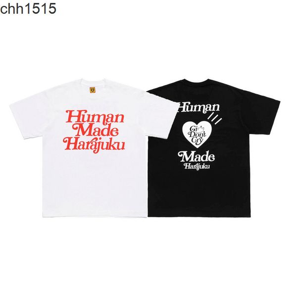 2022 new human made short sleeve t-shirt men's fashion summer loose men's round neck half sleeve bottomed shirt, White;black
2022 new human made short sleeve t-shirt men's fashion summer loose men's round neck half sleeve bottomed shirt, White;black