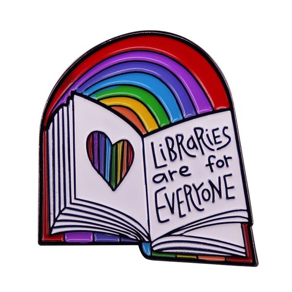 other fashion accessories libraries are for everyone enamel pin rainbow pride badge brooches, Silver
other fashion accessories libraries are for everyone enamel pin rainbow pride badge brooches, Silver