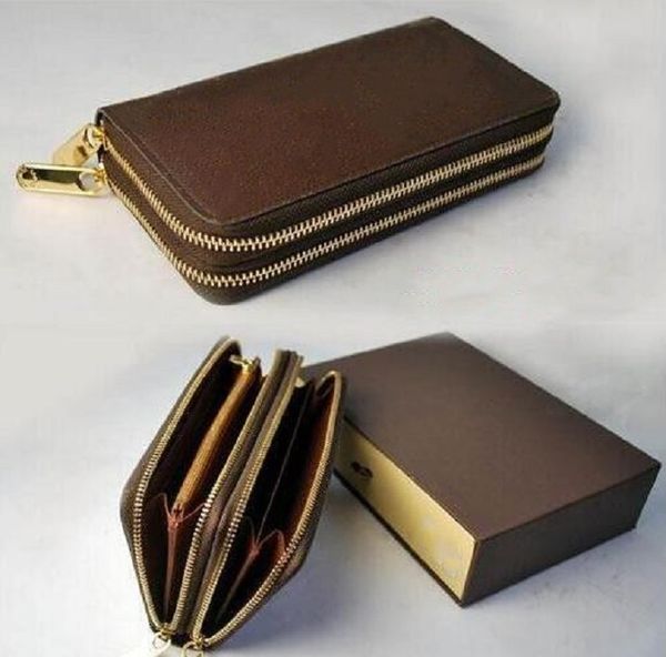 double zipper wallets mens leather wallet holders for brown flower women purse monograms luxury purses cross body wallets zipper coin purse, Red;black
double zipper wallets mens leather wallet holders for brown flower women purse monograms luxury purses cross body wallets zipper coin purse, Red;black