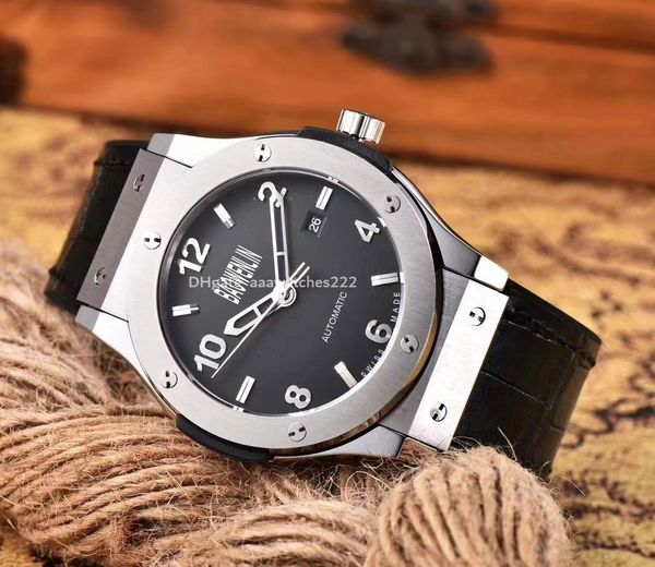 fashion designer watches for mens watch montre luxury bracelet waterproof 50m automatic mechanical stainless steel leather strap folding buc, Slivery;brown
fashion designer watches for mens watch montre luxury bracelet waterproof 50m automatic mechanical stainless steel leather strap folding buc, Slivery;brown