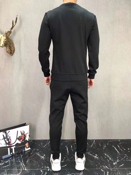 men's hoodies & sweatshirts heavy gold line character embroidery set mens long-sleeved sports pants casual two-piece suit large men, Black
men's hoodies & sweatshirts heavy gold line character embroidery set mens long-sleeved sports pants casual two-piece suit large men, Black