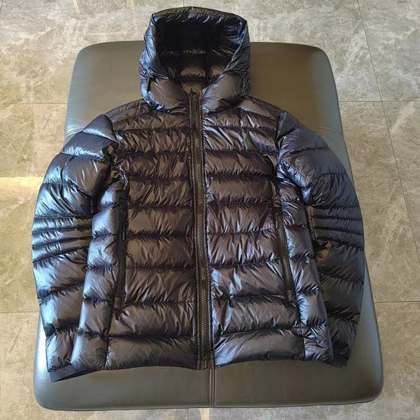 men crofton down jacket designer padded coat recycled nylon-ripshooded zip woven patch vnoa, Black
men crofton down jacket designer padded coat recycled nylon-ripshooded zip woven patch vnoa, Black