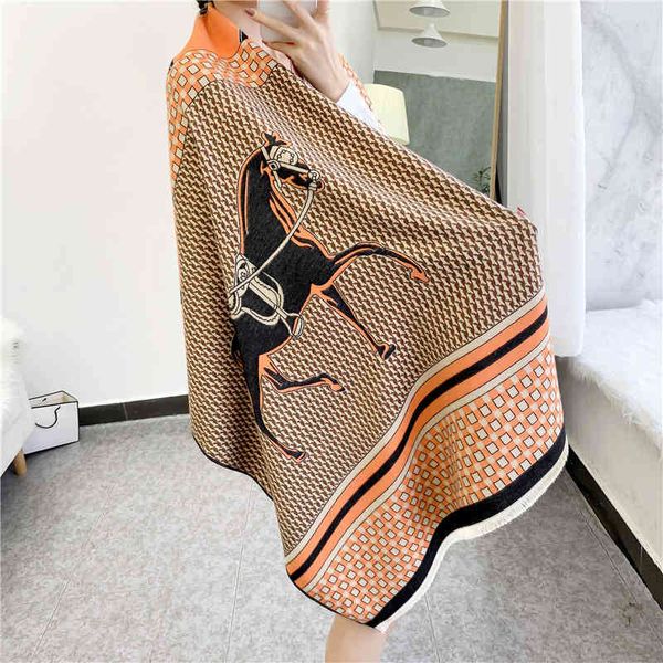 classic style korean autumn and new warm women's fashion imitation cashmere thickened student scarf dual-purpose shawl live broadcast, Blue;gray
classic style korean autumn and new warm women's fashion imitation cashmere thickened student scarf dual-purpose shawl live broadcast, Blue;gray