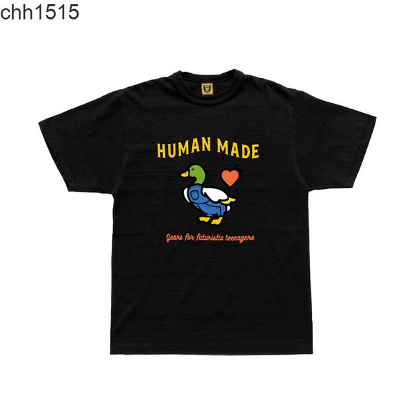 human made2022 summer tee sulfur cotton cartoon love duck print t-shirt loose casual round neck short sleeve men, White;black
human made2022 summer tee sulfur cotton cartoon love duck print t-shirt loose casual round neck short sleeve men, White;black