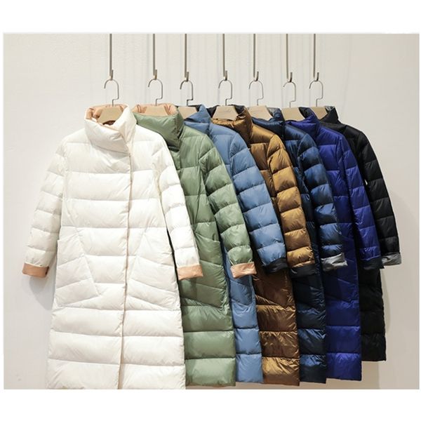 womens down parkas lightweight white duck down midlength down jacket womens autumn winter slant pocket lapel doublesided overtheknee coa 220, Black
womens down parkas lightweight white duck down midlength down jacket womens autumn winter slant pocket lapel doublesided overtheknee coa 220, Black