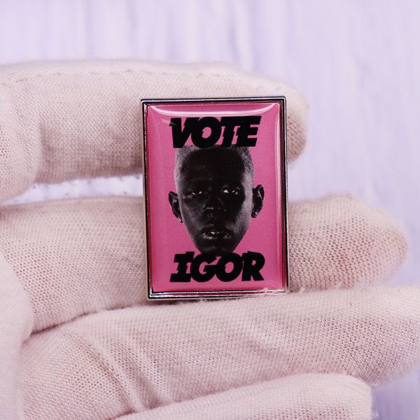 other fashion accessories vote igor pink pin tyler the creator hip hop rap music brooch, Silver
other fashion accessories vote igor pink pin tyler the creator hip hop rap music brooch, Silver