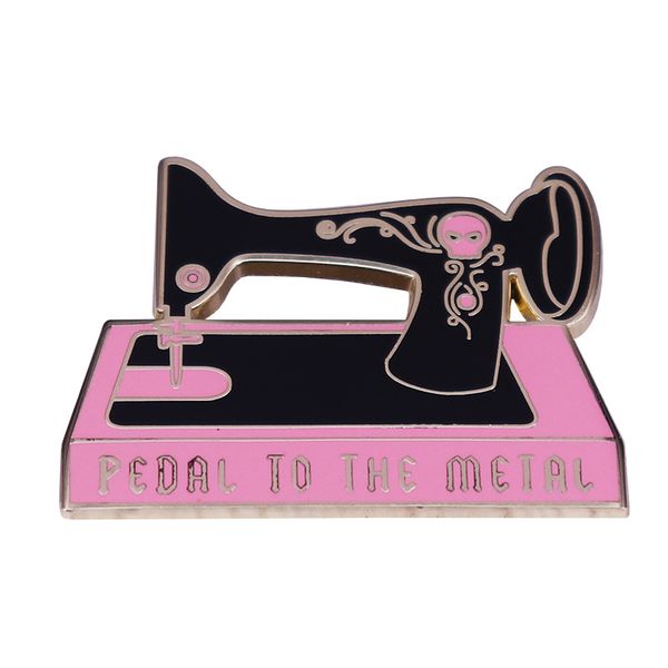 other fashion accessories sewing machine pedal to the metal enamel brooch pins badge lapel pins brooches alloy metal, Silver
other fashion accessories sewing machine pedal to the metal enamel brooch pins badge lapel pins brooches alloy metal, Silver