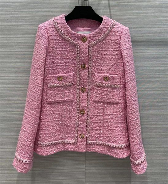 women's wool & blends new european and american women's wear for winter 2022 long sleeve single breasted pink fashionable tweed co, Black
women's wool & blends new european and american women's wear for winter 2022 long sleeve single breasted pink fashionable tweed co, Black