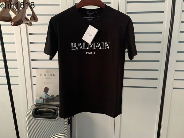 fashion brand spring and summer new barmas loose pullover short sleeve gilded letter cotton couple t-shirt, White
fashion brand spring and summer new barmas loose pullover short sleeve gilded letter cotton couple t-shirt, White