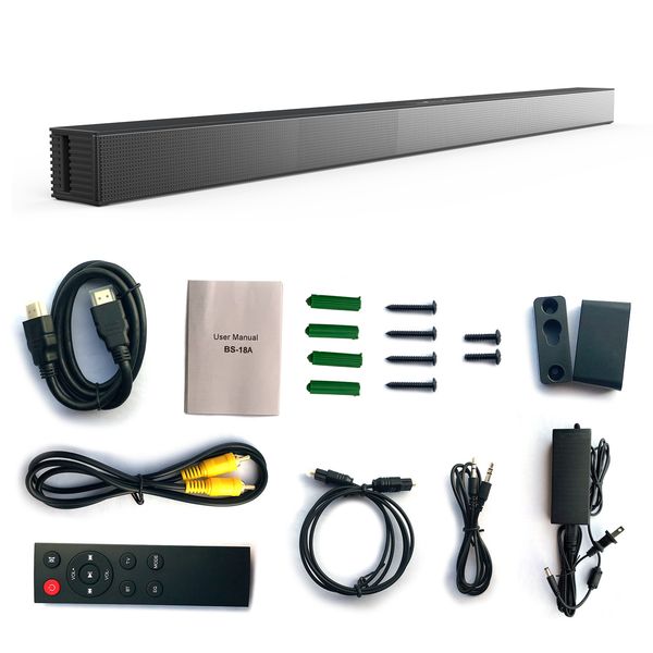 creative gift slim sound bar with subwoofer bluetooth speakers for tv computer soundbar home theater
creative gift slim sound bar with subwoofer bluetooth speakers for tv computer soundbar home theater