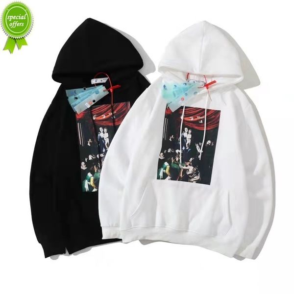 designer's largest hoodie men's autumn winter off new poster casual hooded plush men and women, Black
designer's largest hoodie men's autumn winter off new poster casual hooded plush men and women, Black