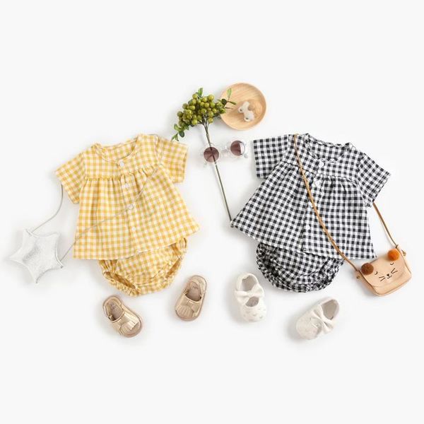 clothing sets sanlutoz baby girls clothes sets cotton short sleeve casual plaid baby shorts 2pcs infants clothing fashion 220912, White
clothing sets sanlutoz baby girls clothes sets cotton short sleeve casual plaid baby shorts 2pcs infants clothing fashion 220912, White