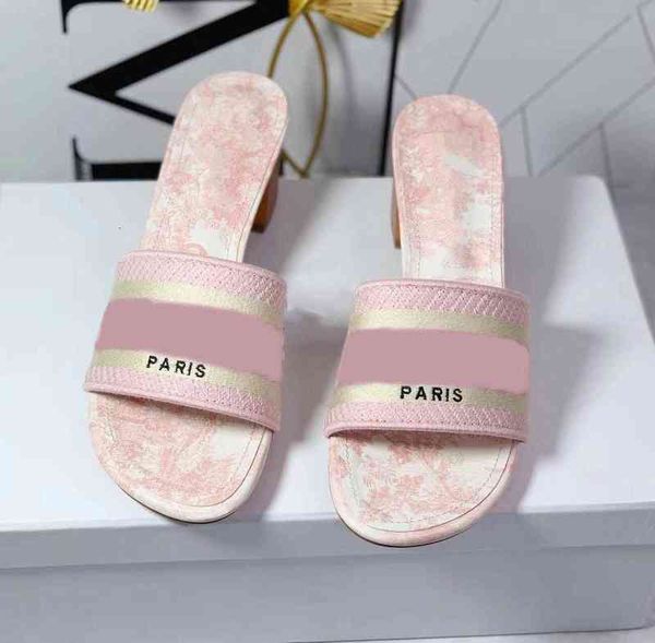 embroidery slippers women's designer heel chunky heels sandals beach shoes sandal luxury women summer dr fashion q6ib, Black
embroidery slippers women's designer heel chunky heels sandals beach shoes sandal luxury women summer dr fashion q6ib, Black