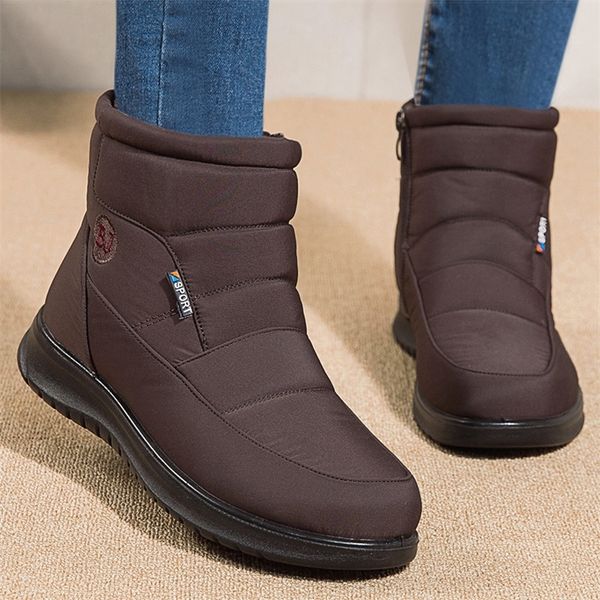 boots women winter shoes for snow low heels botas mujer keep warm waterproof ankle botte femme 220912, Black
boots women winter shoes for snow low heels botas mujer keep warm waterproof ankle botte femme 220912, Black