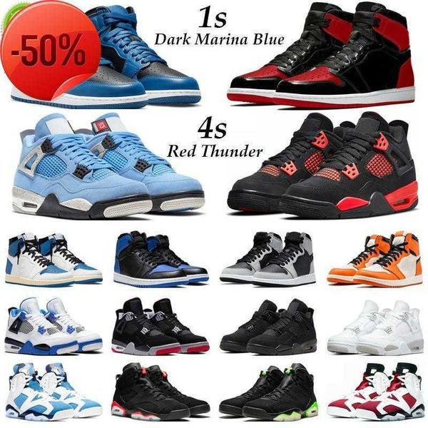 2022 jumpman 1 high og basketball shoes men women 1s dark marina blue bred patent hyper royal 4s red thunder infrared black cat 6s unc
2022 jumpman 1 high og basketball shoes men women 1s dark marina blue bred patent hyper royal 4s red thunder infrared black cat 6s unc