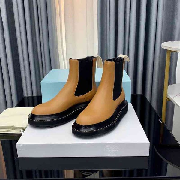 short boots boots women's early autumn model thick bottom leather muffin khaki sleeve chimney chelsea 16vg, Black
short boots boots women's early autumn model thick bottom leather muffin khaki sleeve chimney chelsea 16vg, Black
