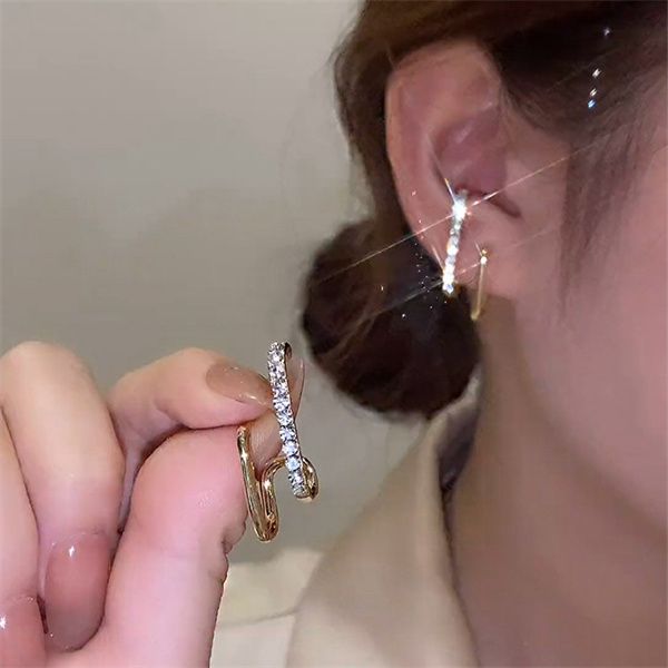 2022 new irregular u shape gold charm women crystal fashion jewelry unusual accessories party girl ac45, Golden
2022 new irregular u shape gold charm women crystal fashion jewelry unusual accessories party girl ac45, Golden