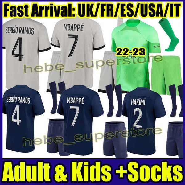 2022 2023 soccer jersey full set with socks maillots de football mbappe men kids jerseys kits 21 22 23 psgs fourth hakimi shirt uniform, Black
2022 2023 soccer jersey full set with socks maillots de football mbappe men kids jerseys kits 21 22 23 psgs fourth hakimi shirt uniform, Black