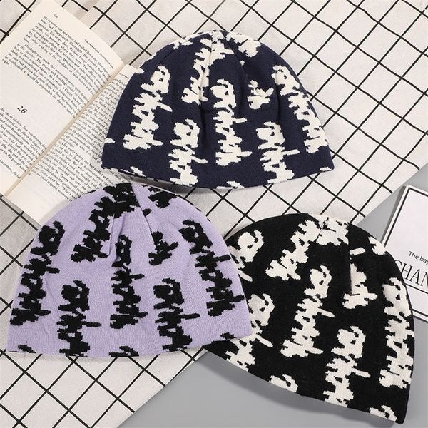 beanieskull caps autumn winter personality fashion trend printed knit hat outdoor traveling allmatch warm windproof cap 220912, Blue;gray
beanieskull caps autumn winter personality fashion trend printed knit hat outdoor traveling allmatch warm windproof cap 220912, Blue;gray