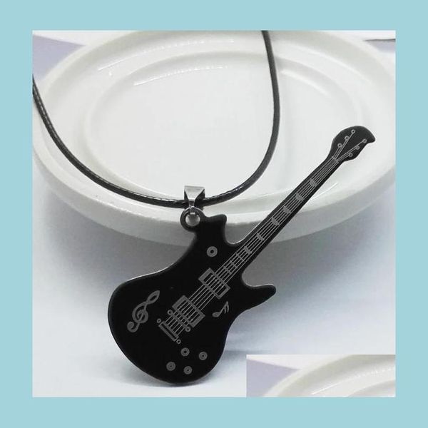 pendant necklaces fashion men titanium steel guitar necklace black musical note bass pendant instrument metal bead chain jewelry gift dh5pt, Silver
pendant necklaces fashion men titanium steel guitar necklace black musical note bass pendant instrument metal bead chain jewelry gift dh5pt, Silver