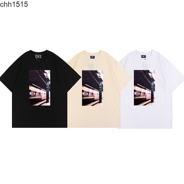 kith expres train tee youth summer street fashion men's and women's short sleeved t-shirt, White;black
kith expres train tee youth summer street fashion men's and women's short sleeved t-shirt, White;black