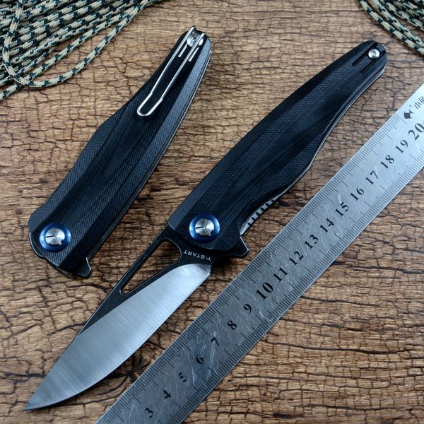 y-start folding knife d2 blade ceramic ball bearing washer g10 handle edc gift hunting outdoor knives designed by david chen lk5031
y-start folding knife d2 blade ceramic ball bearing washer g10 handle edc gift hunting outdoor knives designed by david chen lk5031