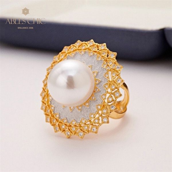 wedding rings 18k gold tone shell pearl delicate fretwork renaissance ring solid 925 silver paved zircons big c11r1s25732 220912, Slivery;golden
wedding rings 18k gold tone shell pearl delicate fretwork renaissance ring solid 925 silver paved zircons big c11r1s25732 220912, Slivery;golden