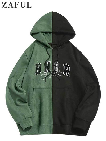 men s hoodies sweatshirts letter embroidered two tone sweatshirt suede streetwear pullover hoodie fall winter warm hooded sweats 220909, Black
men s hoodies sweatshirts letter embroidered two tone sweatshirt suede streetwear pullover hoodie fall winter warm hooded sweats 220909, Black
