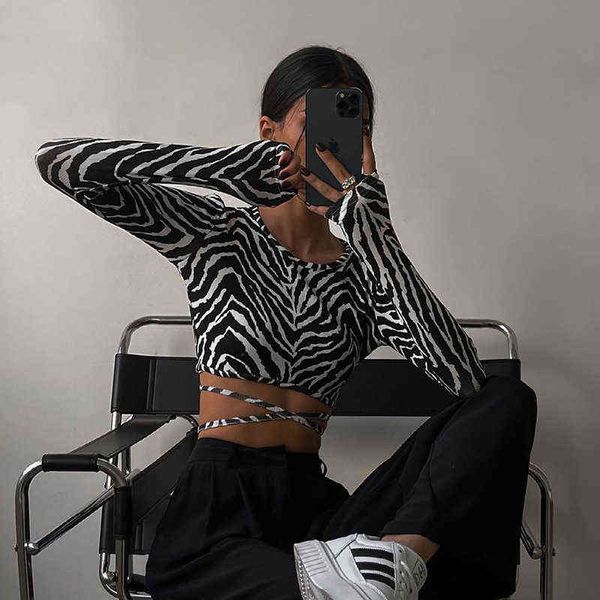 women's zebra printed t shirt women backless lace up long sleeve t-shirt women spring black pullover slim short tees autumn 20419 t220, White
women's zebra printed t shirt women backless lace up long sleeve t-shirt women spring black pullover slim short tees autumn 20419 t220, White