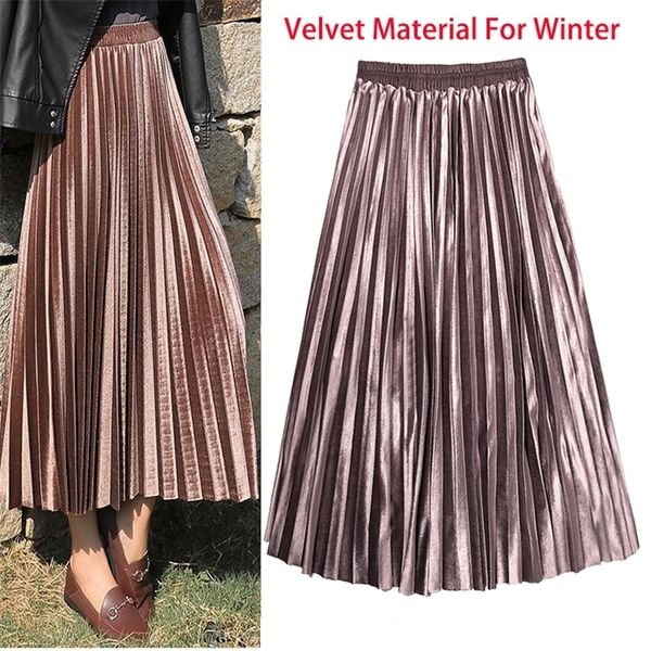 skirts winter autumn women's pleated skirt velvet print high waist long women young girl thick large size fahion female falda 220912, Black
skirts winter autumn women's pleated skirt velvet print high waist long women young girl thick large size fahion female falda 220912, Black