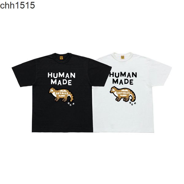 nigo human made civet loose casual couple cylinder fine sulfur cotton short sleeve tee, White;black
nigo human made civet loose casual couple cylinder fine sulfur cotton short sleeve tee, White;black