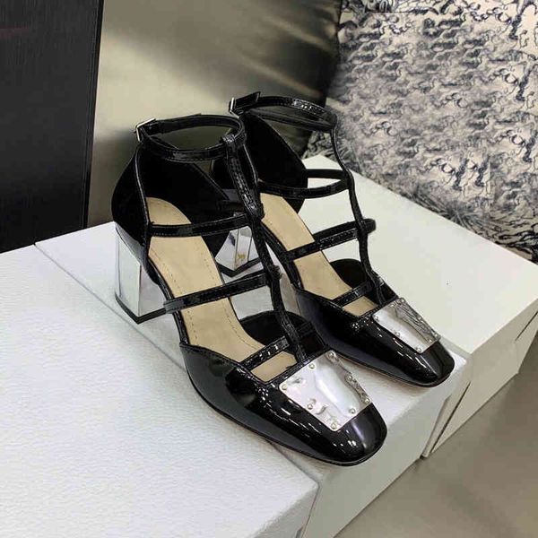 sandals baotou sandals summer fashion thick heel roman square head mary jane shoes high heels, Black
sandals baotou sandals summer fashion thick heel roman square head mary jane shoes high heels, Black