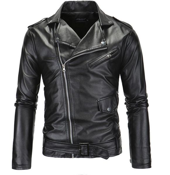 spring fashion motorcycle faux leather jacket men slim fit oblique zipper pu autumn men jackets coats black white mmxpllh09
spring fashion motorcycle faux leather jacket men slim fit oblique zipper pu autumn men jackets coats black white mmxpllh09