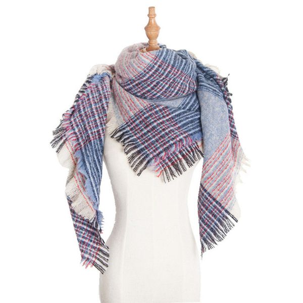 scarves design brand women scarf fashion plaid winter cashmere lady pashmina shawl wraps neck warm bandana foulard 220912, Blue;gray
scarves design brand women scarf fashion plaid winter cashmere lady pashmina shawl wraps neck warm bandana foulard 220912, Blue;gray