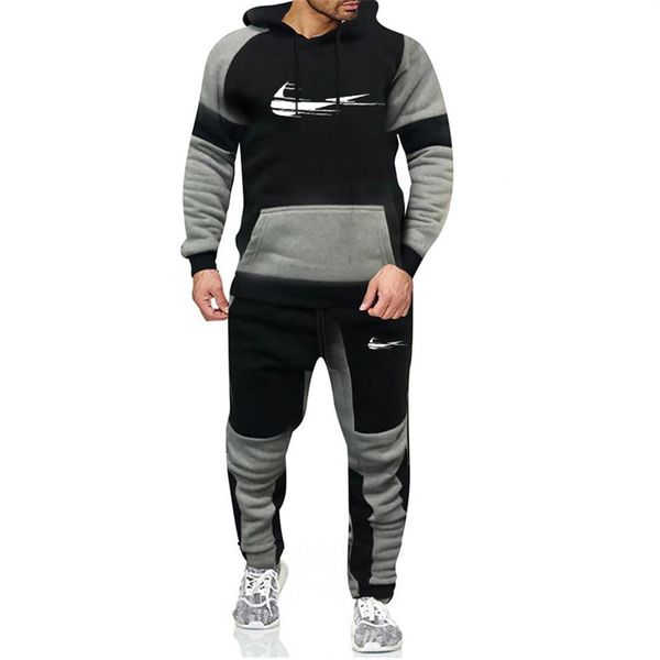 2020 new style sports track suit men's 2-piece hooded sweatshirt autumn and winter men's pullover hoodie pants ropa homb217w, Gray
2020 new style sports track suit men's 2-piece hooded sweatshirt autumn and winter men's pullover hoodie pants ropa homb217w, Gray