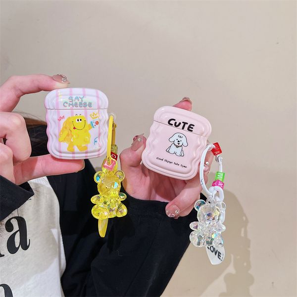 korean cute cartoon dog cheese cases for airpods 1 2 earphone wavy border protective cover for air pods pro 3 case ornament fundas
korean cute cartoon dog cheese cases for airpods 1 2 earphone wavy border protective cover for air pods pro 3 case ornament fundas
